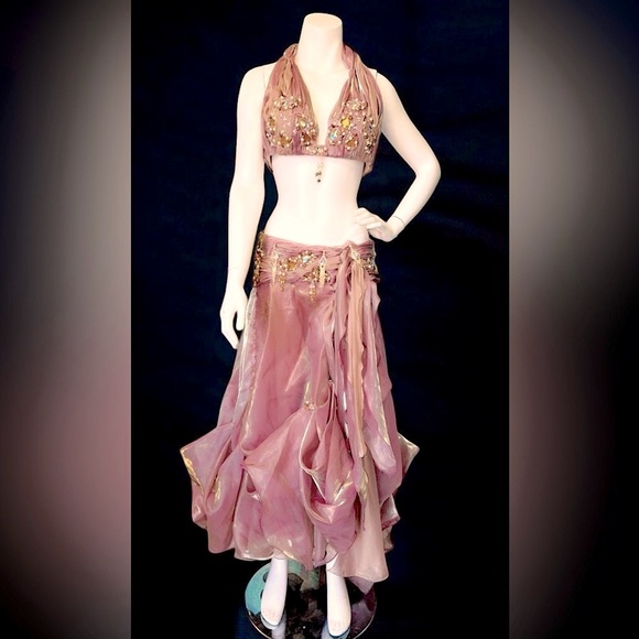 Eman Zaki Bellydance/Belly dancing costume. Designed by Eman Zaki.Made in Egypt. - Picture 1 of 16